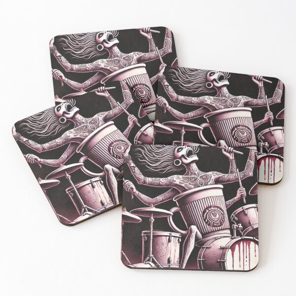 Item preview, COFFEE DRUMMER designed and sold by Occupational  Horrors.