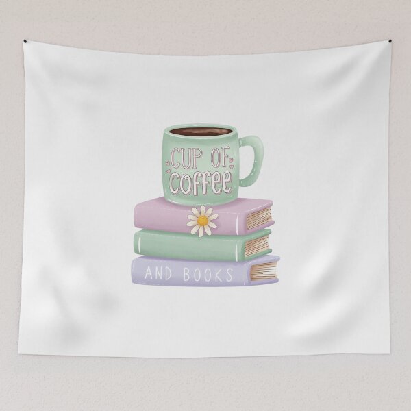 Item preview, Cup of Coffee And Books designed and sold by jkrphoto.