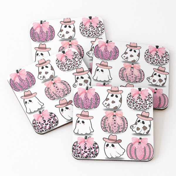 Item preview, Chic Halloween Spooks - Pink Leopard Pumpkins & Stylish Ghosts Collection designed and sold by TOA Timeless Original Apparel.