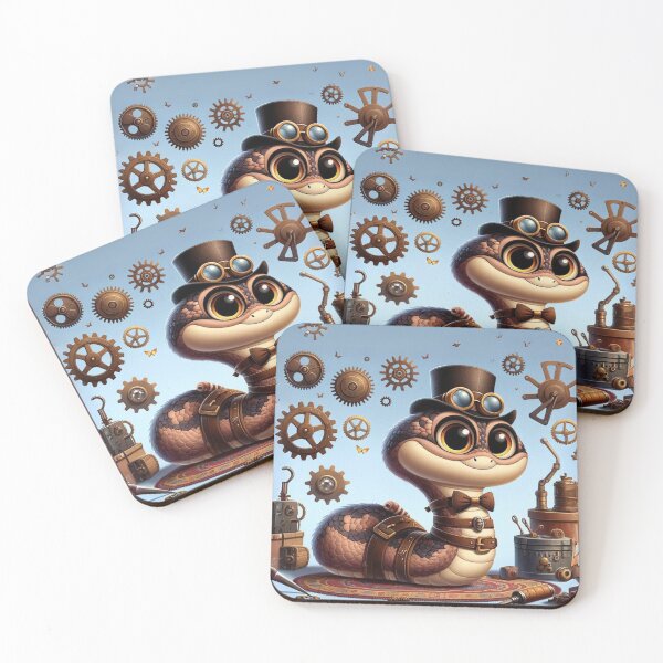 Item preview, Steampunk Carpet Viper designed and sold by Sillytoe.