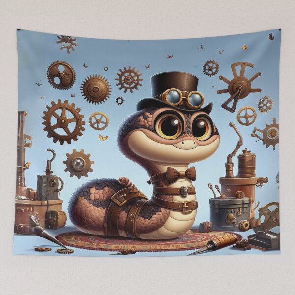 Item preview, Steampunk Carpet Viper designed and sold by Sillytoe.