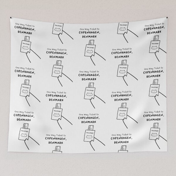Item preview, "One Way Ticket to Copenhagen, Denmark" | Travel, Vacation designed and sold by RM-Journey.