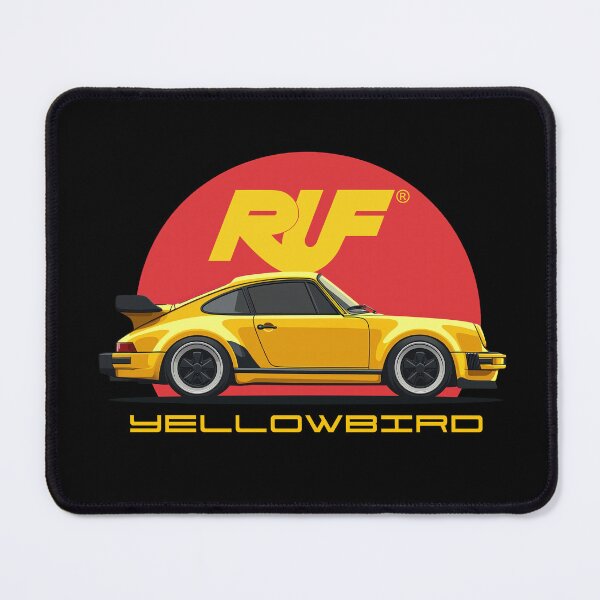 Item preview, Porsche 930 RUF Yellowbird Illustration designed and sold by blackdogshop.