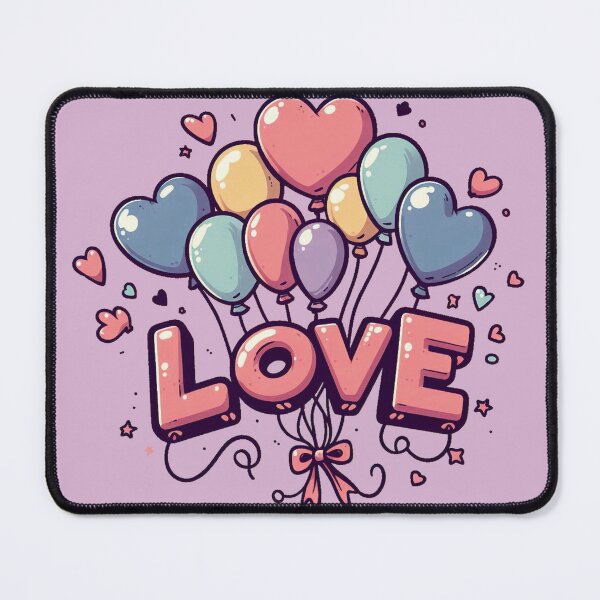 Item preview, Globos de amor designed and sold by 389Designs.