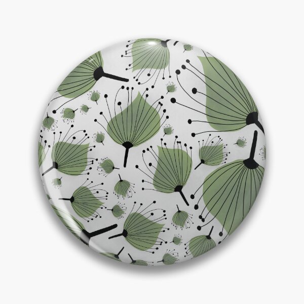 Item preview, Leaves floral pattern designed and sold by Doodlehomeshop.
