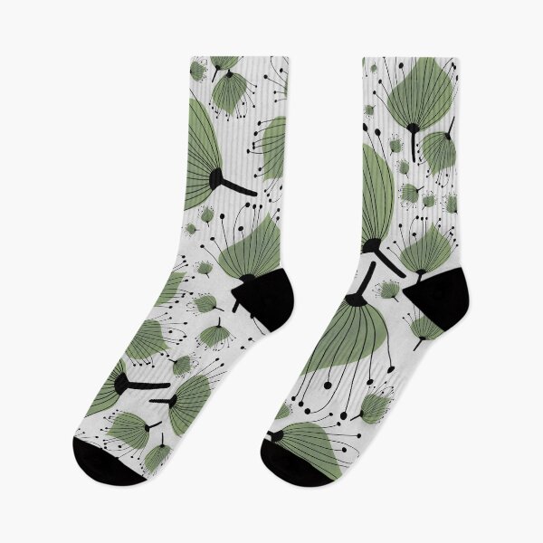 Item preview, Leaves floral pattern designed and sold by Doodlehomeshop.