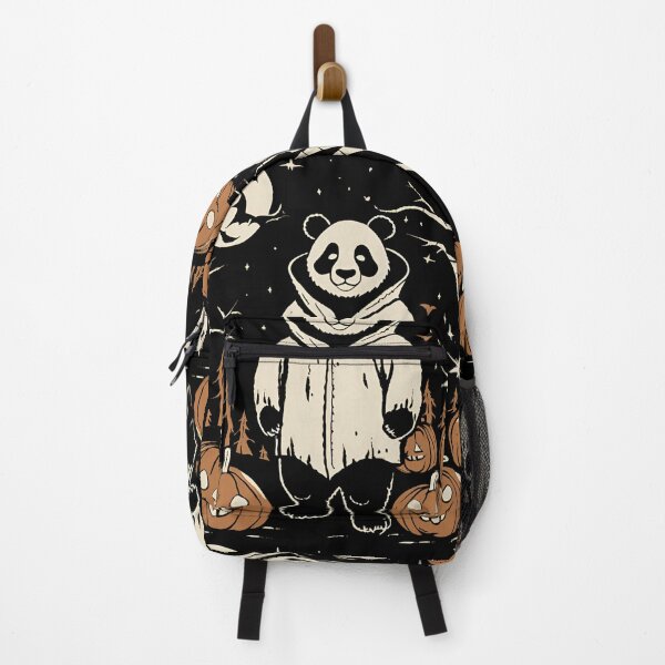 Item preview, Halloween Panda, Halloween pumpkin forest designed and sold by DotisDreams.