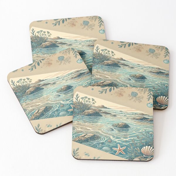 Item preview, Serene Tide Pools designed and sold by Porosenok.