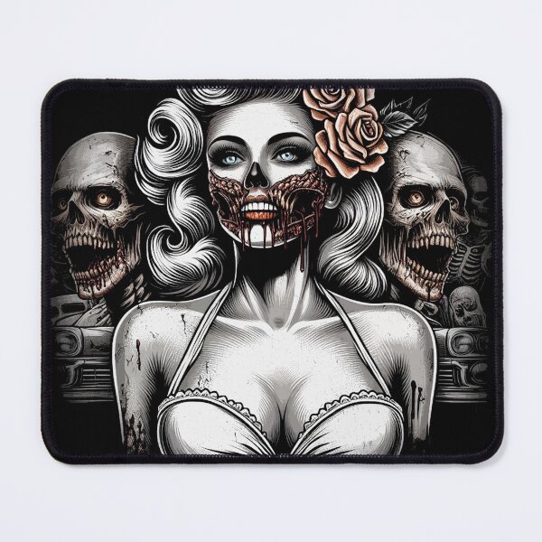 Item preview, Horror Zombie Woman designed and sold by PulpVintage.