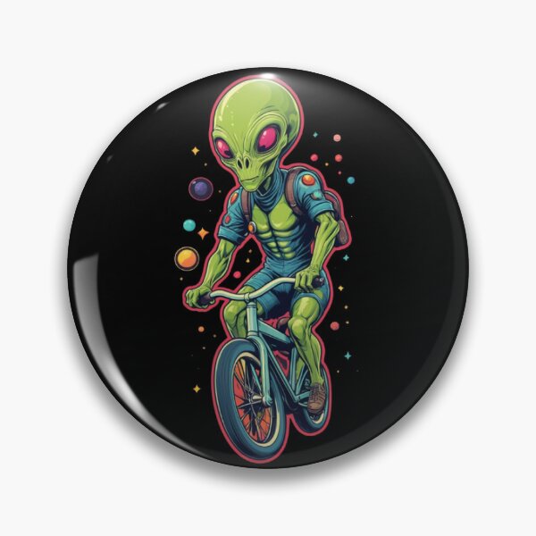 Item preview, Alien ride a bike designed and sold by Designfs.