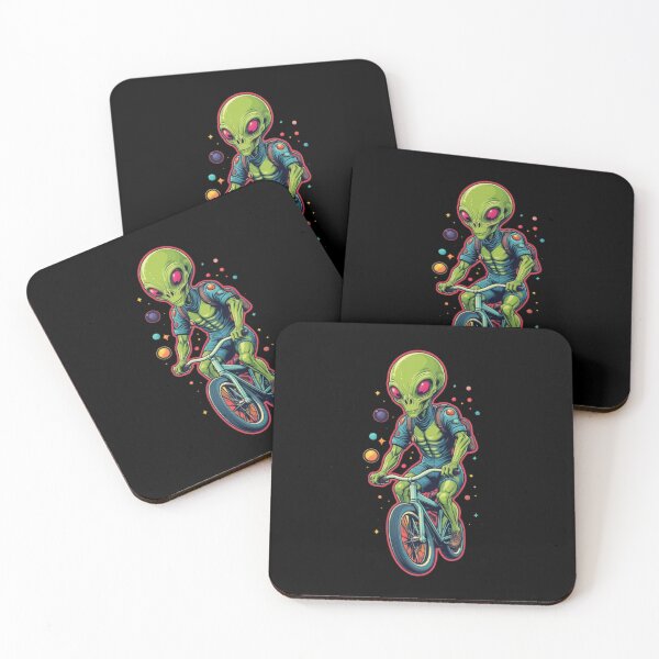 Item preview, Alien ride a bike designed and sold by Designfs.