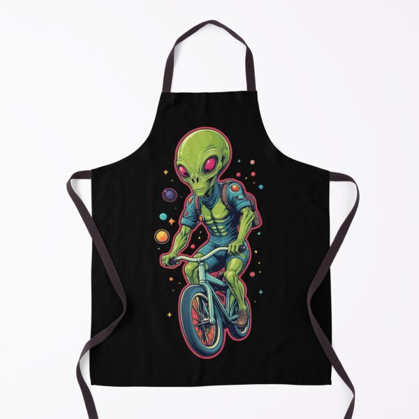 Item preview, Alien ride a bike designed and sold by Designfs.
