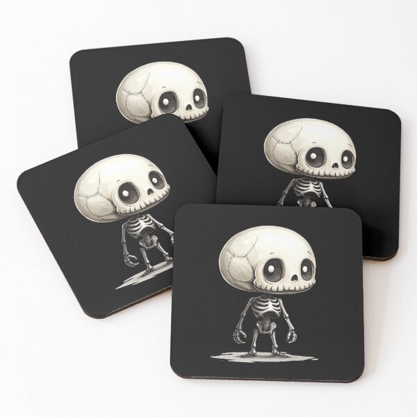 Item preview, Cute Skeleton Kawaii Halloween Skull designed and sold by NateFellhauer.