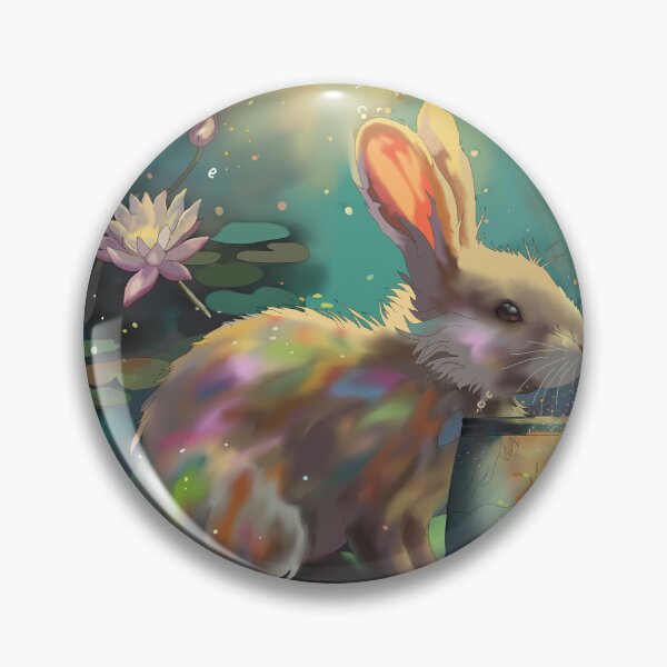 Item preview, Color Touched Rabbit designed and sold by mythnomer.