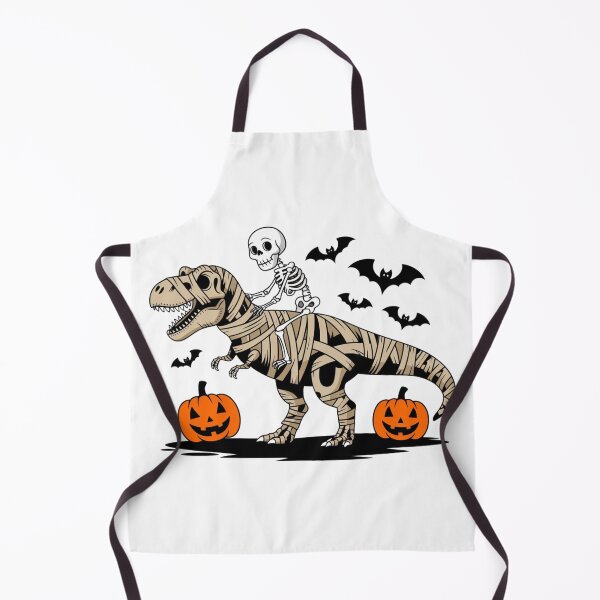 Item preview, Skeleton Rides on Mummy Dinosaur Trex Halloween designed and sold by Merch-Kitsune.