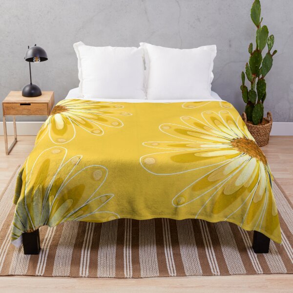 Item preview, Retro daisy yellow designed and sold by bekki smith.