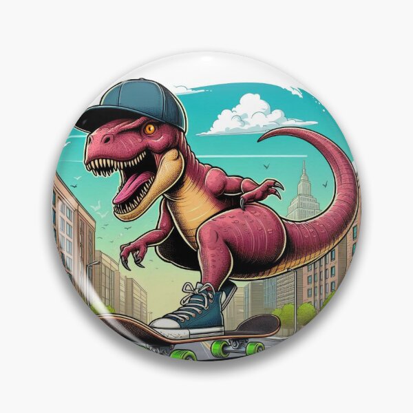 Item preview, Skating Dino designed and sold by Bokorz.