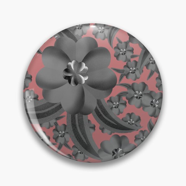 Item preview, Papercut flowers in grey and pink designed and sold by CelCorDesigns.