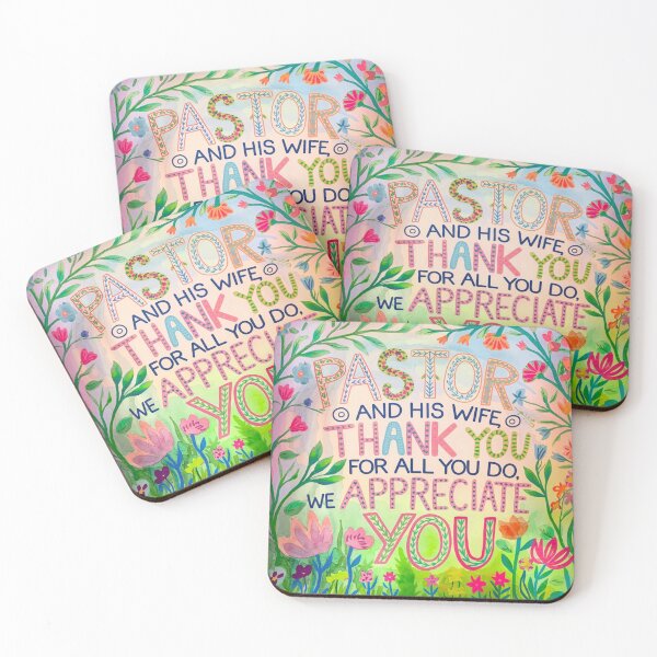 Item preview, Pastor and Wife Appreciation Day Gifts, Thank You, Christmas, Retirement designed and sold by Heritage Hive Studio.