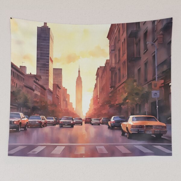 Item preview, Empire State Sunset designed and sold by RCWatercolours.