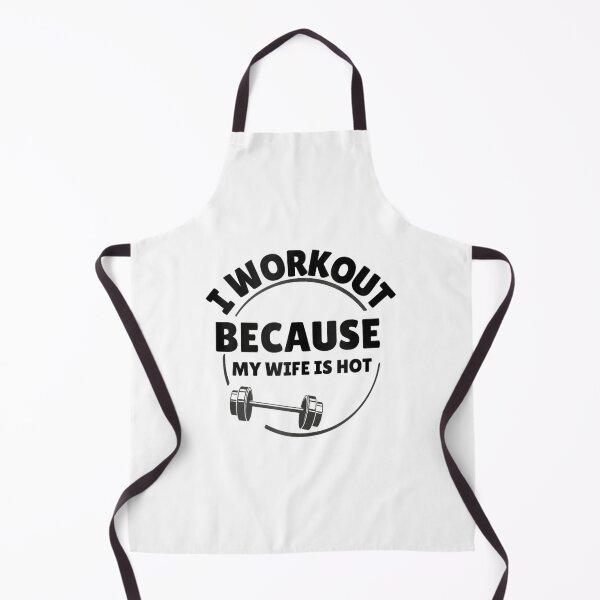 Item preview, I Workout Because My Wife Is Hot designed and sold by iam8lu3.