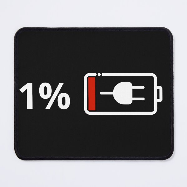 Item preview, 1% low battery designed and sold by AccessibleShop.