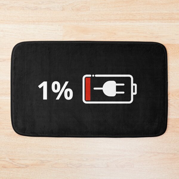 Item preview, 1% low battery designed and sold by AccessibleShop.