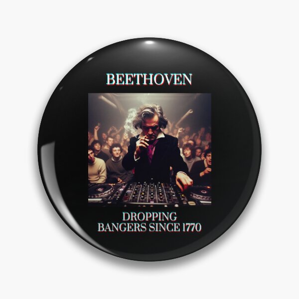 Item preview, Beethoven - Dropping Bangers Since 1770 - Funny Music History T-Shirt designed and sold by LsTimelessTees.