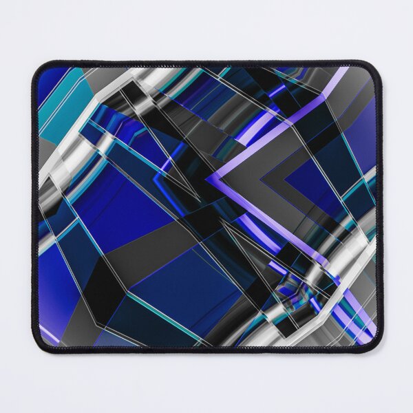 Item preview, Blue Lucidity Abstract Feature Art by Jenny Meehan  designed and sold by Jenny Meehan Art Prints and Patterns  .