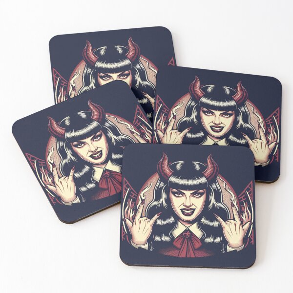 Item preview, Devilish Pin-up designed and sold by PulpVintage.