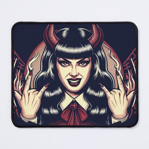 Item preview, Devilish Pin-up designed and sold by PulpVintage.
