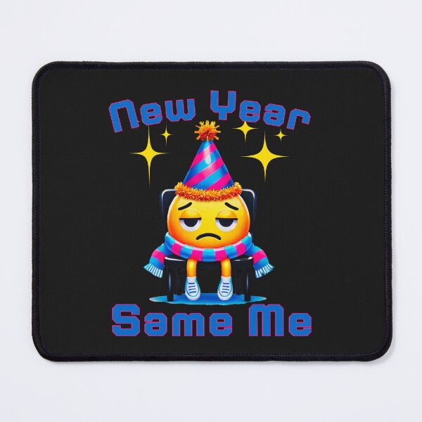 Item preview, New Year, Same Me: Funny Character Reflecting Low Energy And Humor designed and sold by elynne9.