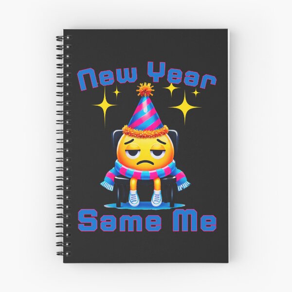 Item preview, New Year, Same Me: Funny Character Reflecting Low Energy And Humor designed and sold by elynne9.