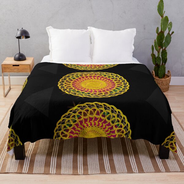 Item preview, Hand Drawn Gold Spiral Mandala designed and sold by Victoria Rose.