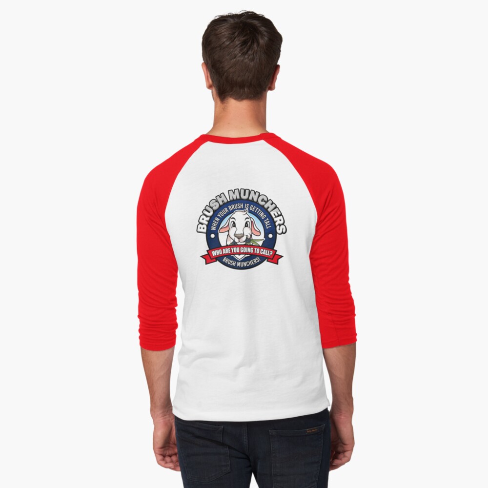 Item preview, Baseball ¾ Sleeve T-Shirt designed and sold by BrushMunchers.