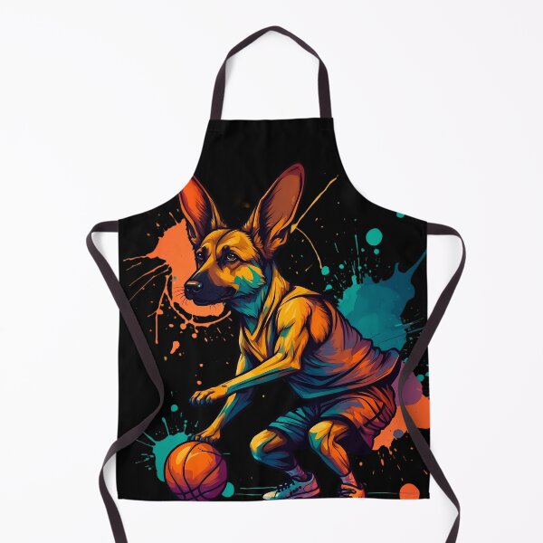 Item preview, German Sheppard dog playing basketball designed and sold by Furrifico.