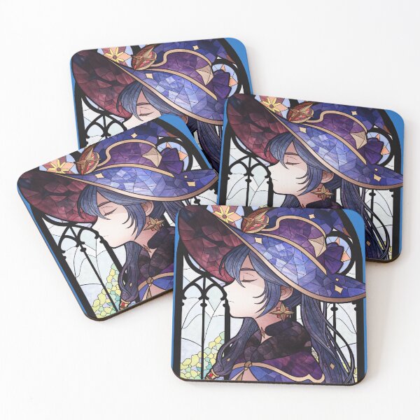 Item preview, Stained Glass Mona designed and sold by SchellStation.