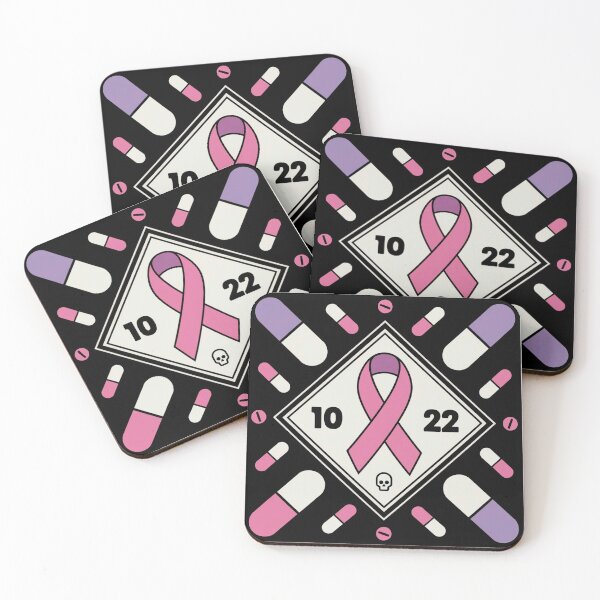 Item preview, Awareness Ribbon With Oct 22 Date - Fluoroquinolone Toxicity & Pills Graphic Tee designed and sold by BLZART.