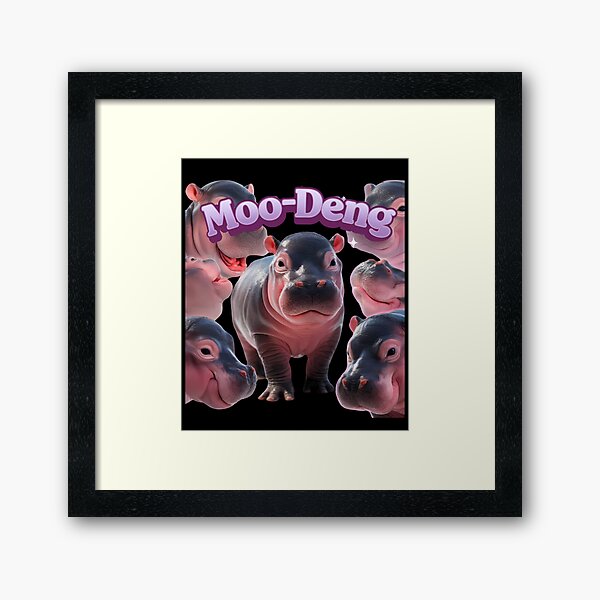 Item preview, Moo-Deng the famous Pygmy hippo designed and sold by DoodyMoon.