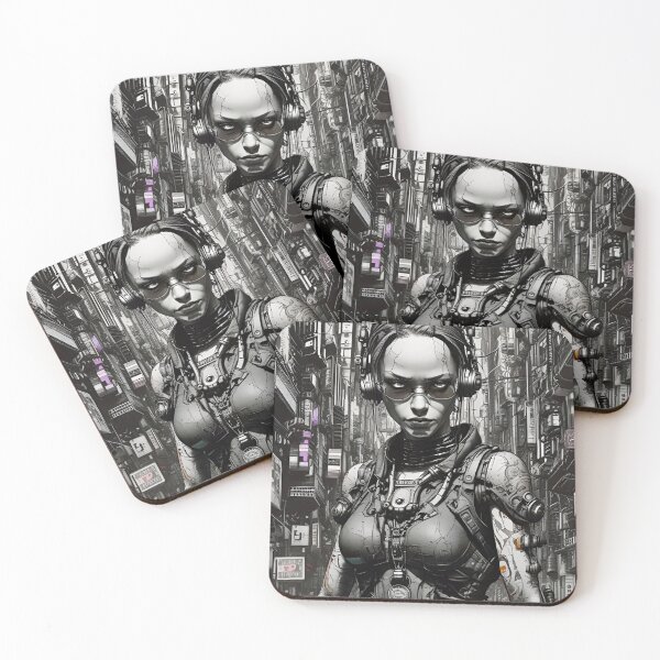 Item preview, Cyberpunk Concept Female Merc - Sci Fi Art concept designed and sold by Delerat7.