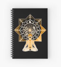 Theosophy Kemetic Egyptian Mandala Spiral Notebook