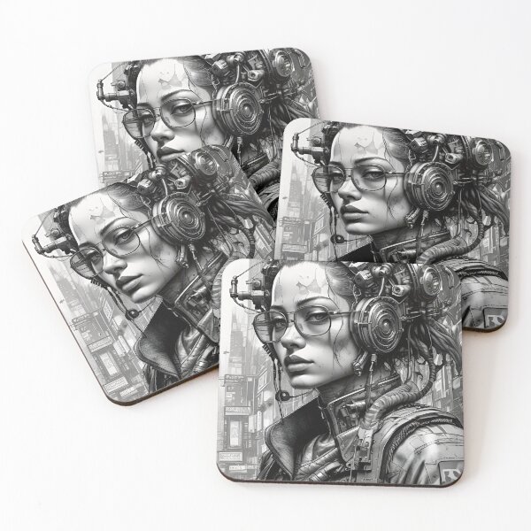 Item preview, Cyberpunk Concept Female Net Runner - Sci Fi Art concept designed and sold by Delerat7.