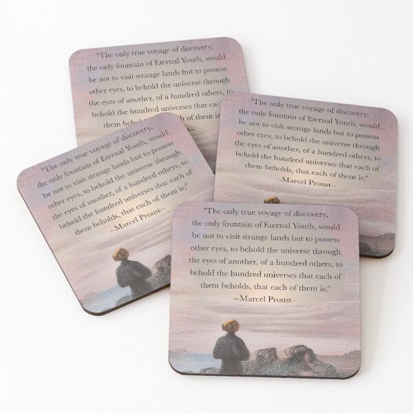 Item preview, "The Only True Voyage of Discovery" Marcel Proust Wall Art designed and sold by ColorsCompany.
