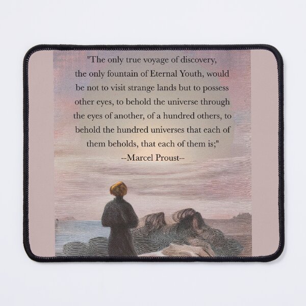 Item preview, "The Only True Voyage of Discovery" Marcel Proust Wall Art designed and sold by ColorsCompany.