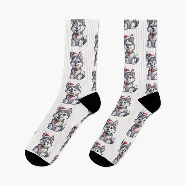 Item preview, Christmas Cartoon Husky designed and sold by Krieghorn.