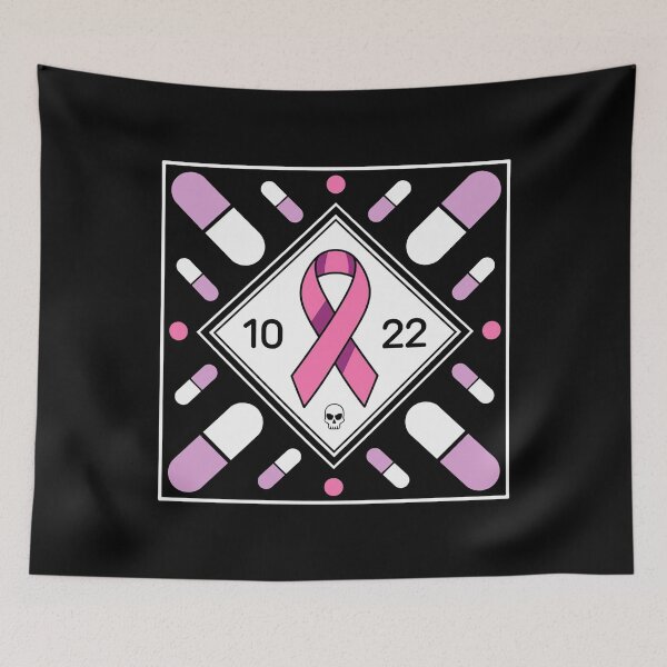 Item preview, Awareness Ribbon With Oct 22 Date - Fluoroquinolone Toxicity & Pills Graphic Tee designed and sold by BLZART.