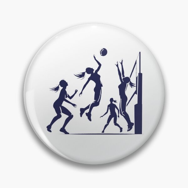 Item preview, Dynamic volleyball players in action designed and sold by KolbaVison.