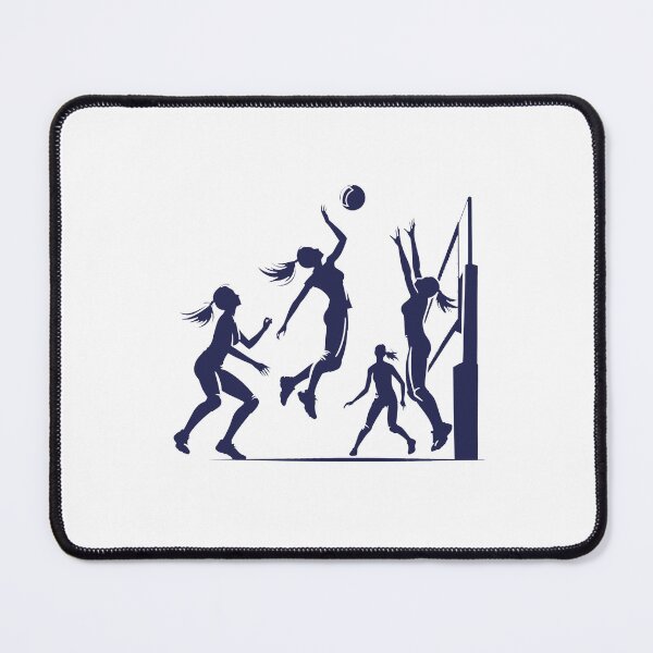 Item preview, Dynamic volleyball players in action designed and sold by KolbaVison.