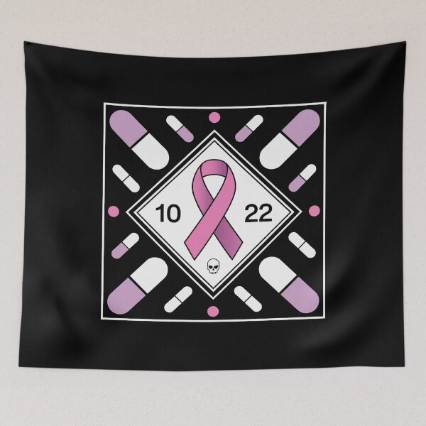 Item preview, Awareness Ribbon With Oct 22 Date - Fluoroquinolone Toxicity & Pills Graphic Tee designed and sold by BLZART.