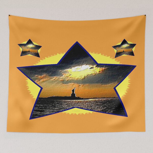Item preview, Statue of Liberty Within A Star designed and sold by kristalcurt.